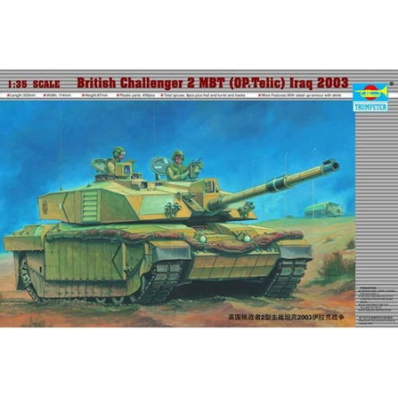 TRUMPETER 00323 - Brytyjski czołg Challenger II - Basra 2003, Operation Telic - 1:35