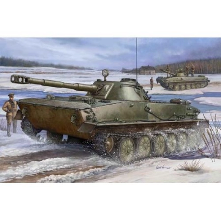 TRUMPETER 00380 - Lekki czołg pływający PT-76 - 1:35