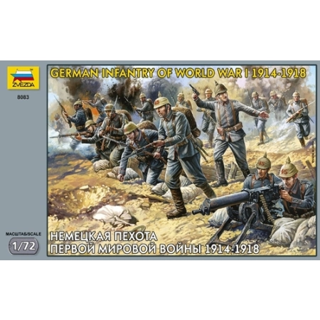 Zvezda 8083 - Niemiecka piechota z I wojny światowej