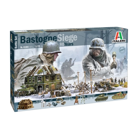Italeri 6186 - Oblężenie Bastogne 1944 MDF Edition 80. rocznica
