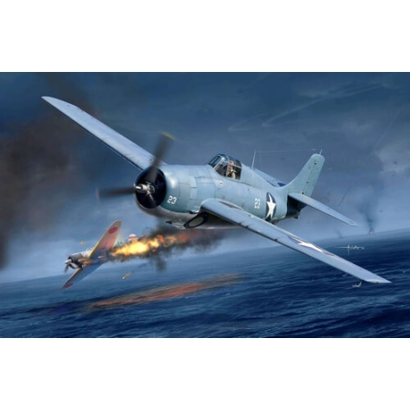 Academy 12355 - USN F4F-4 Wildcat Battle of Midway - 1:48.
