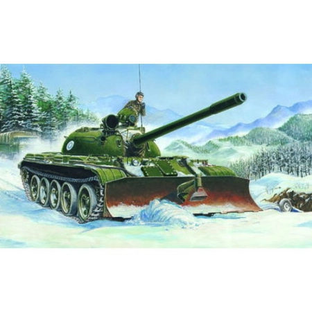TRUMPETER 00313 - Czołg T-55 1958 BTU-55 - 1:35