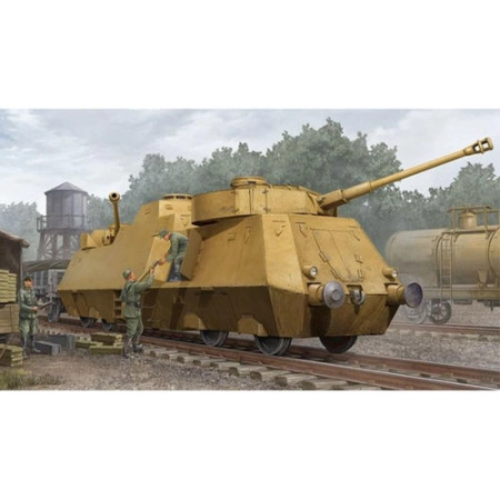 TRUMPETER 01516 - Wagon artyleryjski z niemieckiego pociągu pencernego 51 - 1:35