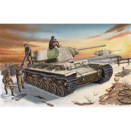 TRUMPETER 00359 - KV-I Model 1942 heavy cast turret - 1:35