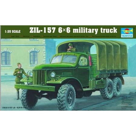 TRUMPETER 01001 - Samochód ciężarowy ZIL-157 6x - 1:35