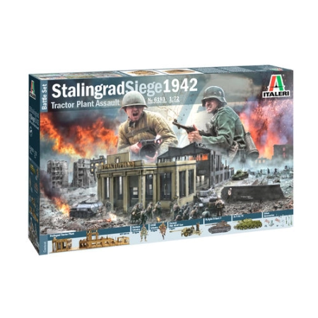 Italeri 6193 - Fabryka traktorów w Stalingradzie 1942