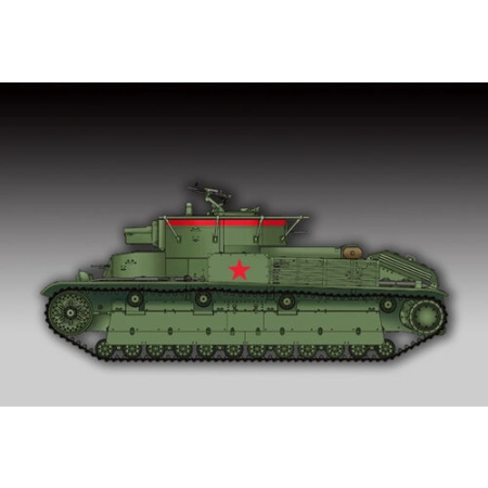 TRUMPETER 07150 - Soviet T-28 Medium Tank (Welded) - 1:72