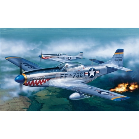 Italeri 086 - Samolot myśliwski F-51D Mustang