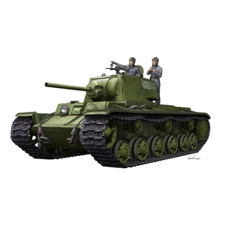 TRUMPETER 09597 - Czołg KV-1 1942 Simplified Turret - 1:35