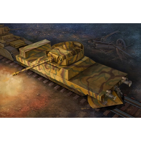 TRUMPETER 00368 - Czołg kolejowy Panzerjagerwagen - 1:35