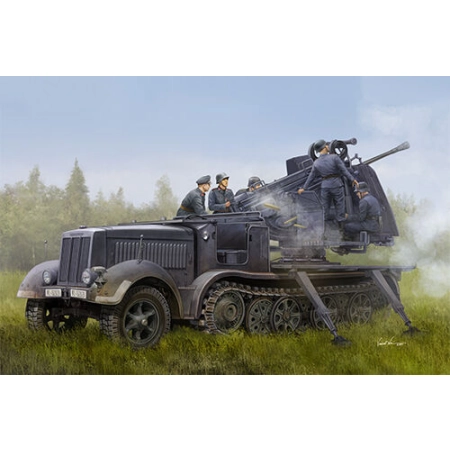 TRUMPETER 09513 - Selbstfahrlafette (Sd.Kfz.7/2) z działem 5cm FLAK 41 - 1:35