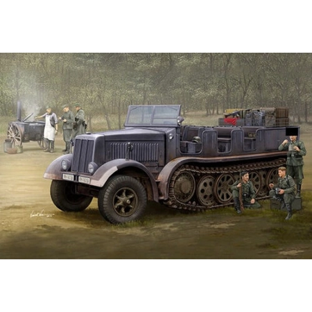 TRUMPETER 09538 - Gąsienicowy ciągnik artyleryjski Sd.Kfz.8 (DB9) - 1:35