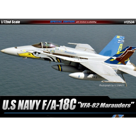 Academy 12534 - F/A-18C USN VFA-82 Marauders,  Limited 1:72.
