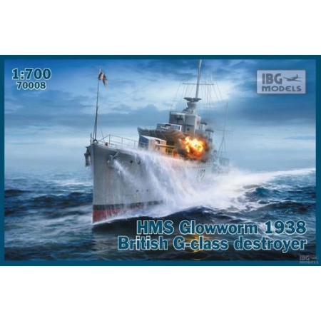IBG 70008 - HMS Glowworm 1938 British G-Class destroyer - 1:700