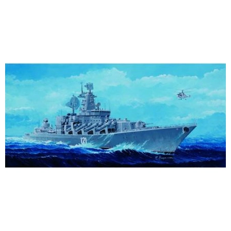 TRUMPETER 04518 - Rosyjski krążownik rakietowy Moskwa - 1:350
