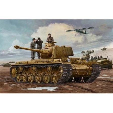 TRUMPETER 00366 - Czołg Beutepanzer PzKpfm KV-1 756/r/ - 1:35
