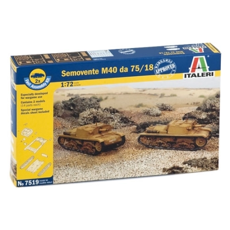 Italeri 7519 - Semovente M40 da 75/18