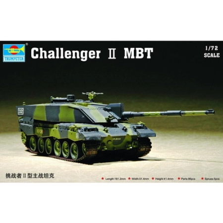 TRUMPETER 07214 - Challenger 2 MBT Tank - 1:72
