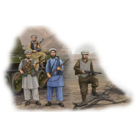 TRUMPETER 00436 - Figurki - Afghan rebels - 1:35