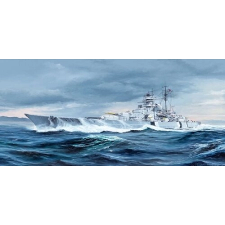 TRUMPETER 05358 - Pancernik Bismarck - 1:350