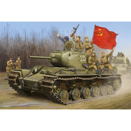 TRUMPETER 01566 - Ciężki czołg KV-1S - 1:35