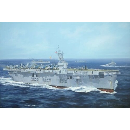 TRUMPETER 05369 - Lotniskowiec CVE-26 USS Sangamon - 1:350