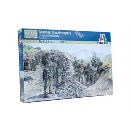 Italeri 6134 - Niemiecka piechota spadochronowa - mundur tropikalny (II wojna światowa)