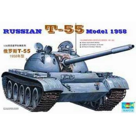 TRUMPETER 00342 - Czołg T-55 1958 - 1:35