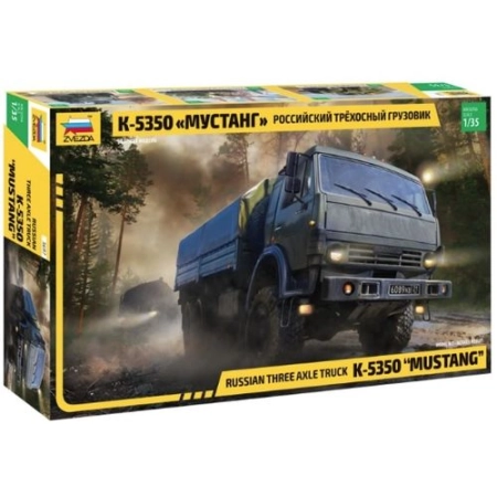 Zvezda 3697 - Samochód ciężarowy „Mustang” 6 x 6