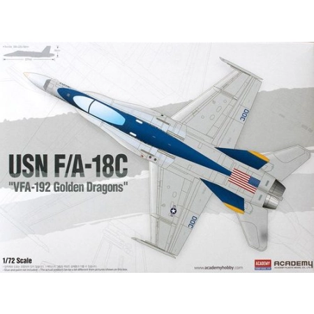 Academy 12564 - F/A-18C USN VFA-192 Golden Dragons 1:72.
