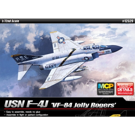 Academy 12529 - USN F-4J VF-84 Jolly Rogers 1:72.