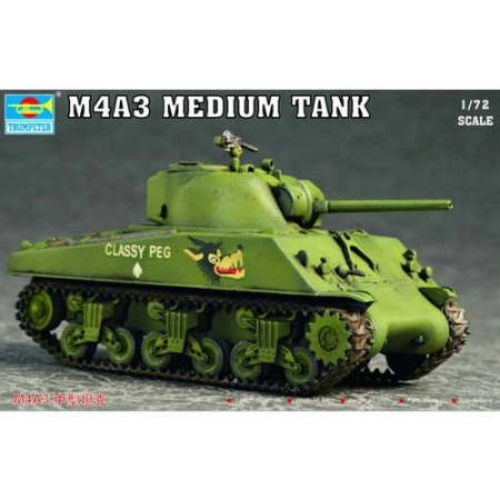 TRUMPETER 07224 - M4A3 Tank - 1:72