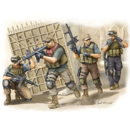 TRUMPETER 00419 - Figurki - PMC in Iraq Fire Movement team - 1:35