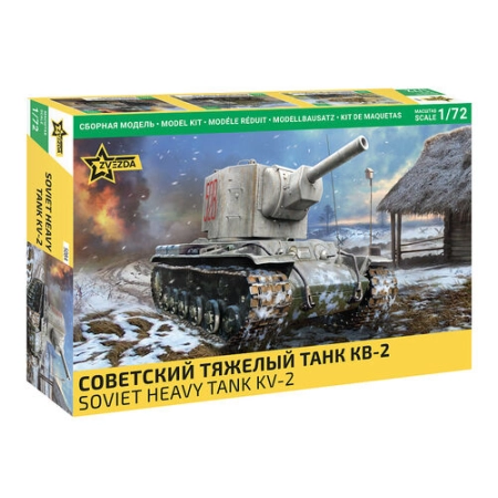 Zvezda 5084 - Radziecki czołg ciężki KV-2