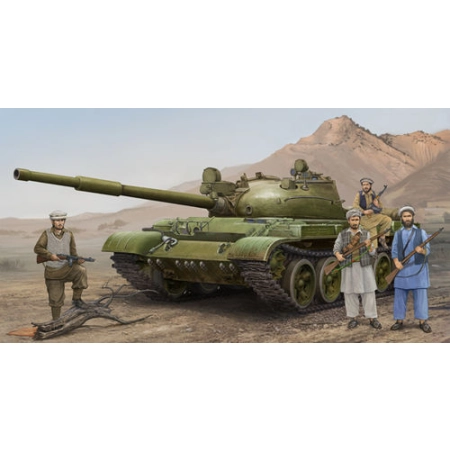 TRUMPETER 01551 - Czołg T-62 Mod.1975 - (Mod. 1962 + KTD2) - 1:35