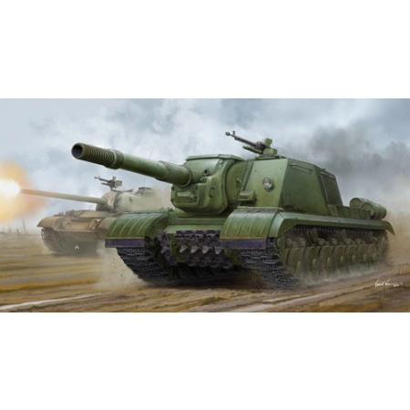 TRUMPETER 05591 - Soviet JSU-152K Armored Self-Propelled Gun  - 1:35