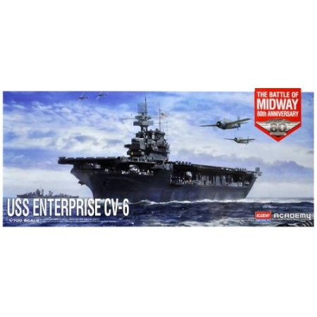 Academy 14409 - USS Enterprise CV-6 Battle of Midway - 1:700