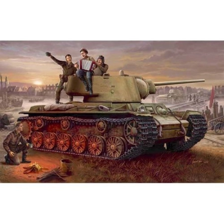 TRUMPETER 00360 - KV-I Model 1942 Lightweight Cast Tank - 1:35