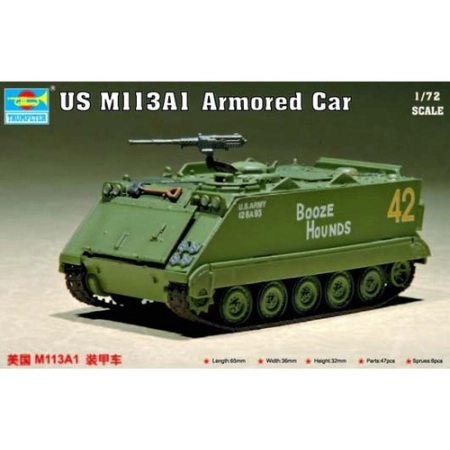 TRUMPETER 07238 - US M 113A1 Armored Car - 1:72