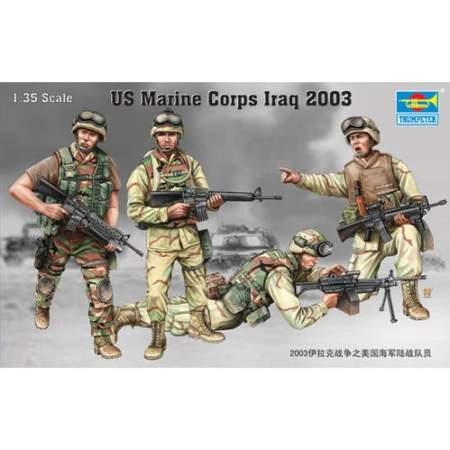 TRUMPETER 00407 - Figurki - US Marine Corps - Irak 2003 - 1:35