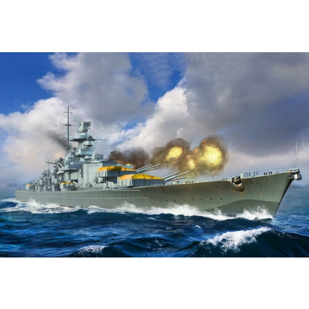 TRUMPETER 06736 - Pancernik Gneisenau - 1:700