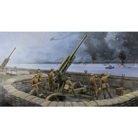 TRUMPETER 02342 - Soviet 52-K 85mm Air Defense Gun M1943 Late Version - 1:35